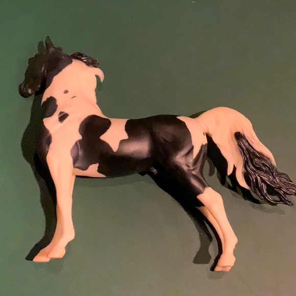 Breyer horse black and white standing saddlebred stallion #1141 - Picture 2 of 7